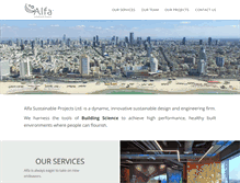 Tablet Screenshot of alfaprojects.co.il